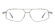 Ottica Mondello Roma - Kuboraum - KROJ73SI000000OP - MASK J73 SI - SILVER RX - Metal - shape Oval - Silver - EYEWEAR - EYEGLASSES - Unisex,Uomo,Donna,Women,Men - lens Clear - Made In Italy