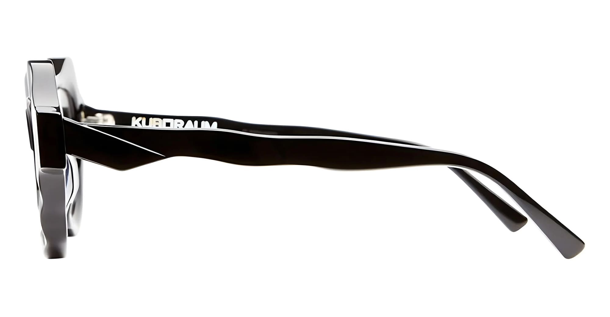 Ottica Mondello Roma - Kuboraum - KRO0G2BS000000OP - MASK G2 - BLACK SHINE RX - Acetate - shape Oval - blue - EYEWEAR - EYEGLASSES - Donna,Women - lens Clear - Made In Italy