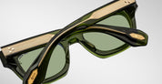 Ottica Mondello Roma - Jacques Marie Mage - JMMDE-10Y4 - DECADE COLLECTION: DEALAN - ROVER - Acetate - shape Squared - green - EYEWEAR - SUNGLASSES - Uomo,Men - lens Green - Made In Japan