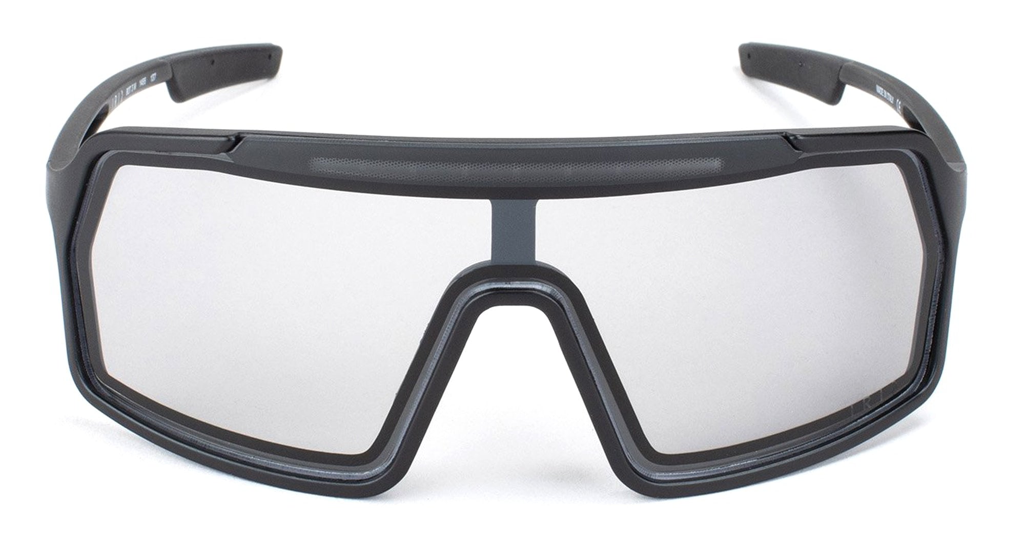 Ottica Mondello Roma - Out Of - XS145585L - Bot 3 - Black / White / IRID clear LARGE - Acetate - shape Mask - black, white - EYEWEAR - SUNGLASSES - Unisex,Uomo,Donna,Women,Men - lens Grey - Made In Italy