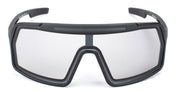 Ottica Mondello Roma - Out Of - XS145585L - Bot 3 - Black / White / IRID clear LARGE - Acetate - shape Mask - black, white - EYEWEAR - SUNGLASSES - Unisex,Uomo,Donna,Women,Men - lens Grey - Made In Italy