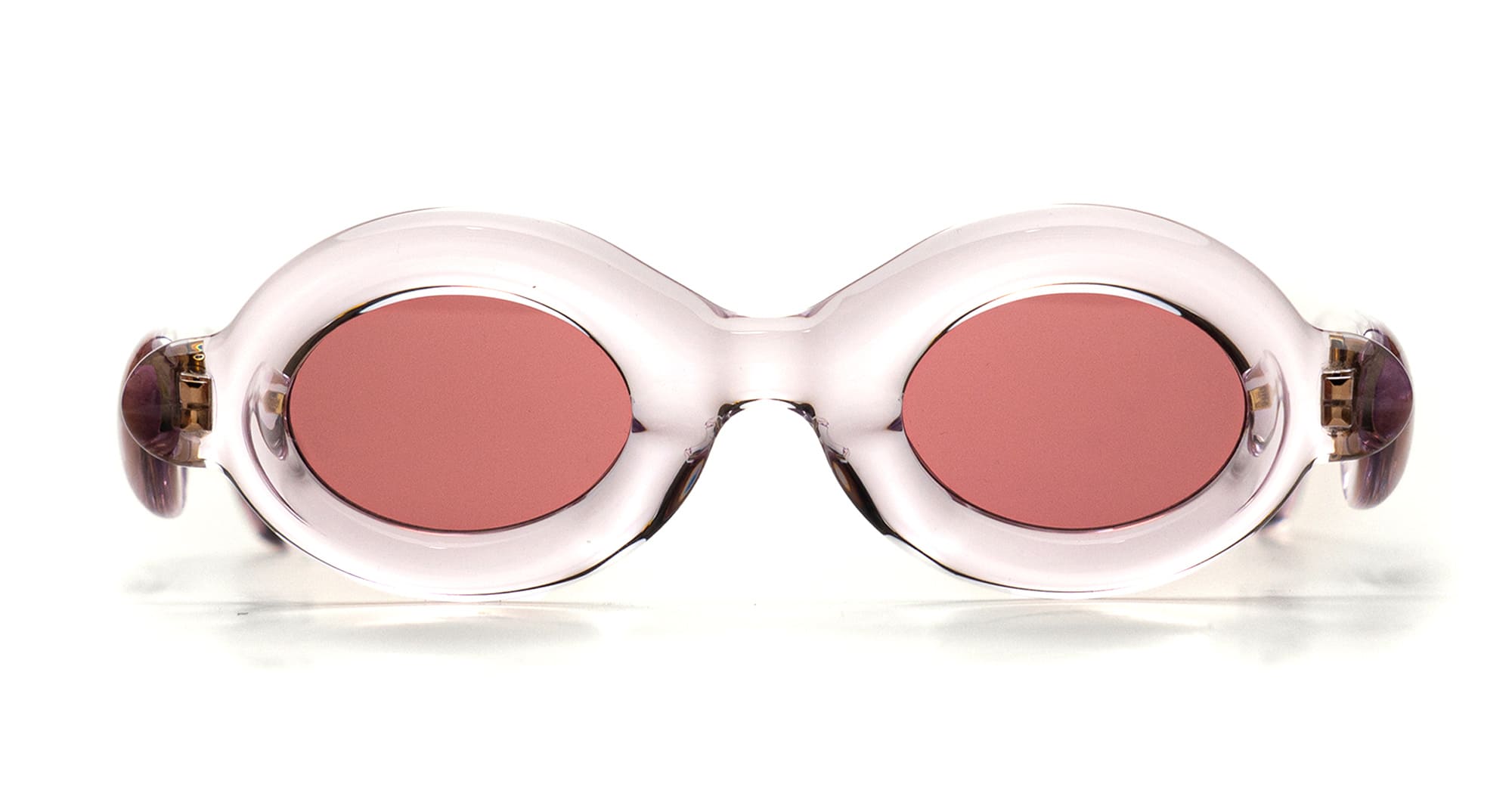 Ottica Mondello Roma - Paloceras - Pebble-Crystal-Pink-RX - PEBBLE - CRYSTAL / PINK RX - Acetate - shape Round - transparent pink - EYEWEAR - SUNGLASSES - Unisex,Uomo,Donna,Women,Men - lens Pink - Made In China