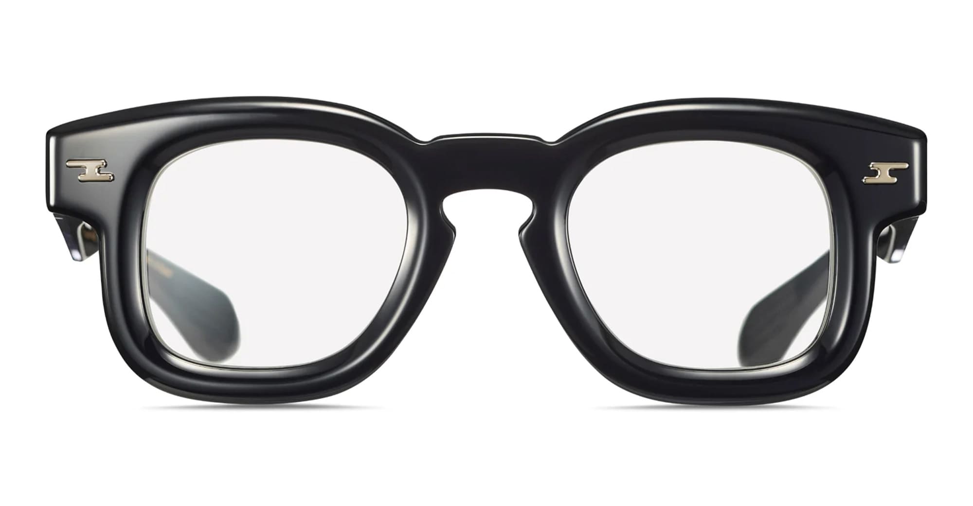 Ottica Mondello Roma - Tanabiku - DT-02B - FUJI - BLACK - Acetate - shape Wellington - Black - EYEWEAR - EYEGLASSES - Unisex,Uomo,Donna,Women,Men - lens Clear - Made In Japan