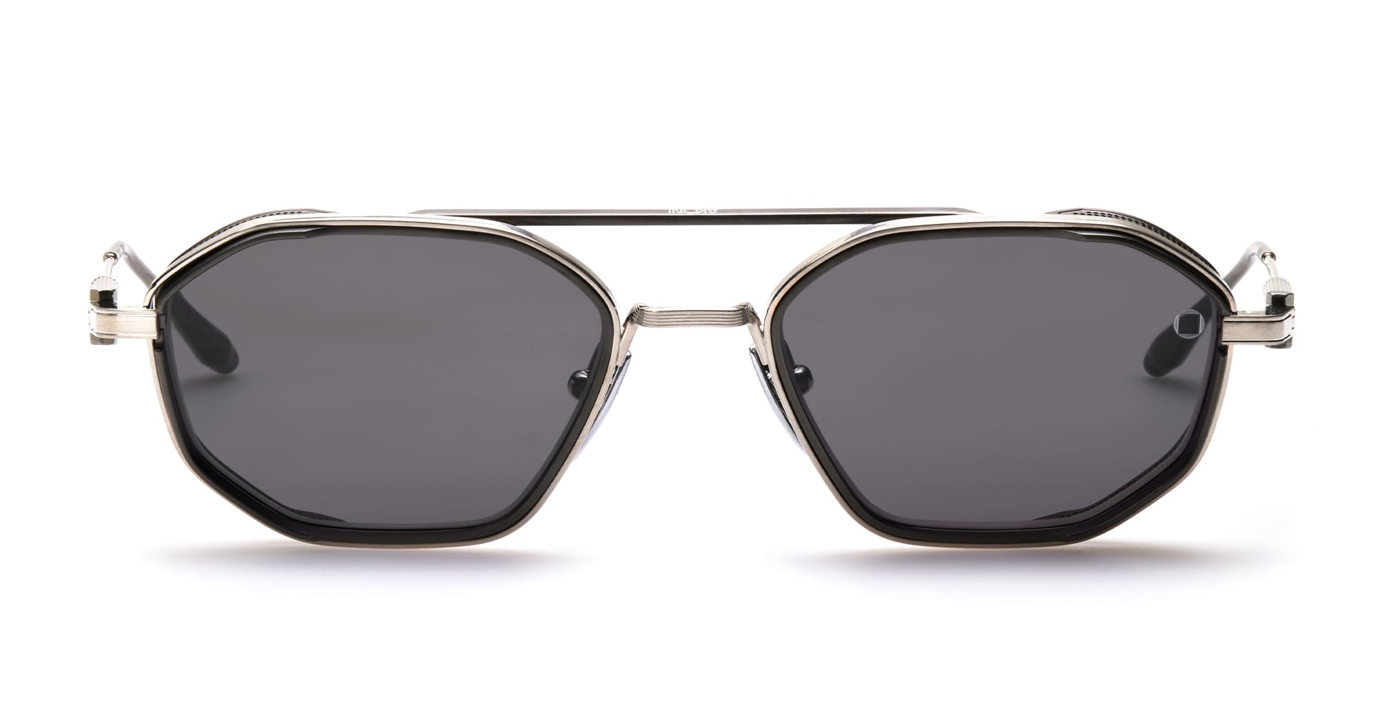 Eris-two - brushed silver / black rhodium