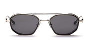 Eris-two - brushed silver / black rhodium