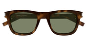 Ottica Mondello Roma - Saint Laurent - SL 819-003 - SL 819-003 - HAVANA / GREEN LENS - Acetate - shape Squared - Havana - EYEWEAR - SUNGLASSES - Donna,Women - lens Green - Made In Italy