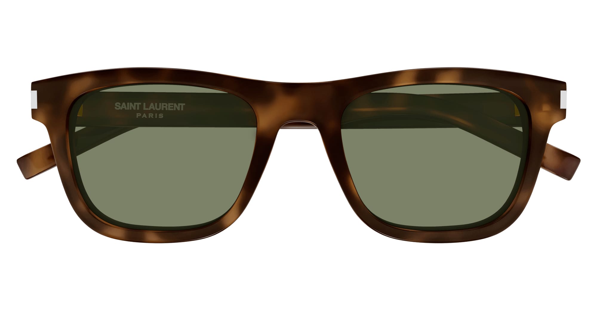Ottica Mondello Roma - Saint Laurent - SL 819-003 - SL 819-003 - HAVANA / GREEN LENS - Acetate - shape Squared - Havana - EYEWEAR - SUNGLASSES - Donna,Women - lens Green - Made In Italy