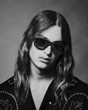 Ottica Mondello Roma - Jacques Marie Mage - JMMRH-58 - RICHARD - RAVEN - Acetate - shape Pilot - Black - EYEWEAR - SUNGLASSES - Unisex,Uomo,Donna,Women,Men - lens charcoal - Made In Japan
