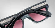 Ottica Mondello Roma - Jacques Marie Mage - JMMEZ-13Y - ENZO - MINK - Acetate - shape Squared - grey - EYEWEAR - SUNGLASSES - Unisex,Uomo,Donna,Women,Men - lens Pink - Made In Japan