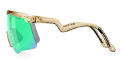 Ottica Mondello Roma - Alba Optics - 8050054517636 - DELTA - SMOKE GLOSSY / VZUM F-LENS BTL - Tr90 - shape Mask - brown - EYEWEAR - SUNGLASSES - Unisex,Uomo,Donna,Women,Men - lens blue green - Made In Italy