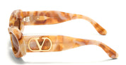 Ottica Mondello Roma - Valentino - VLS-178D-57 - VLS-178D - HAVANA HONEY - Acetate - shape  -  - EYEWEAR - SUNGLASSES - Donna,Women - lens  - Made In Japan
