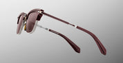 Ottica Mondello Roma - Jacques Marie Mage - JMMTQ-R7 - SARTRE - BORDEAUX EMPIRE - Acetate, titanium - shape Wellington - burgundy - EYEWEAR - SUNGLASSES - Unisex,Uomo,Donna,Women,Men - lens Brown - Made In Japan