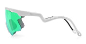 Ottica Mondello Roma - Alba Optics - 8053806717933 - DELTA LEI - WHITE / VZUM F-LENS BTL - Tr90 - shape Mask - White - EYEWEAR - SUNGLASSES - Unisex,Uomo,Donna,Women,Men - lens blue green - Made In Italy