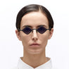 Ottica Mondello Roma - Kuboraum - KRSZ14BMBL0000DL - MASK Z14 - BLACK MATTE / FLASHBLUE LENS - metal, acetate - shape  - Black - EYEWEAR - SUNGLASSES - Uomo,Men - lens  - Made In Italy