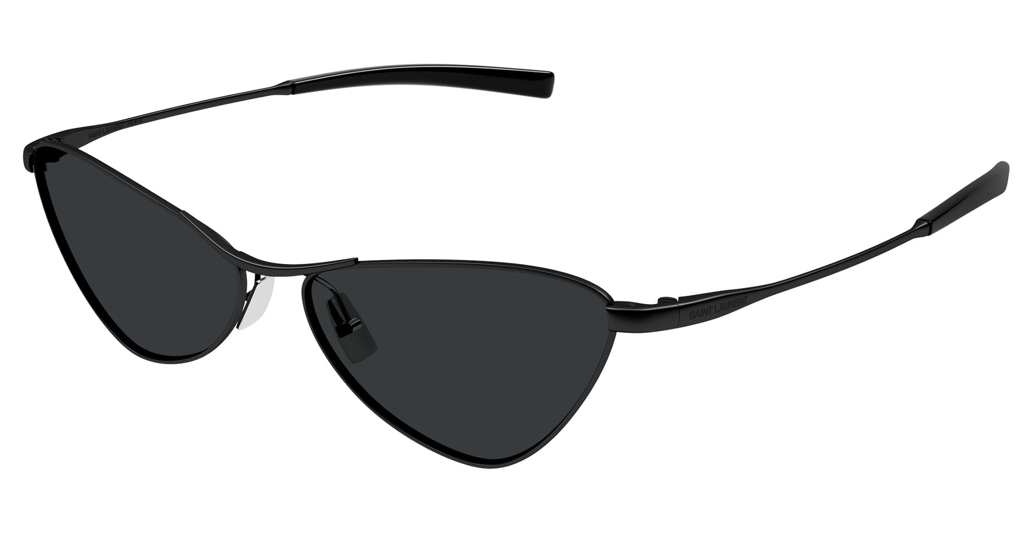 Ottica Mondello Roma - Saint Laurent - SL 830-001 - SL 830-001 - BLACK - Metal - shape Cat-eye - Black - EYEWEAR - SUNGLASSES - Donna,Women - lens Grey - Made In Italy