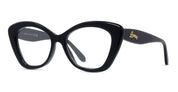 Ottica Mondello Roma - Loewe - LW50067I52001 - LW50067I - BLACK RX - Acetate - shape Cat-eye - Black - EYEWEAR - EYEGLASSES - Donna,Women - lens Clear - Made In Italy