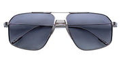 Ottica Mondello Roma - Jacques Marie Mage - JMMJG-15Z - JAGGER - SULFUR - Titanium - shape Aviator - Silver - EYEWEAR - SUNGLASSES - Uomo,Men - lens Grey - Made In Japan