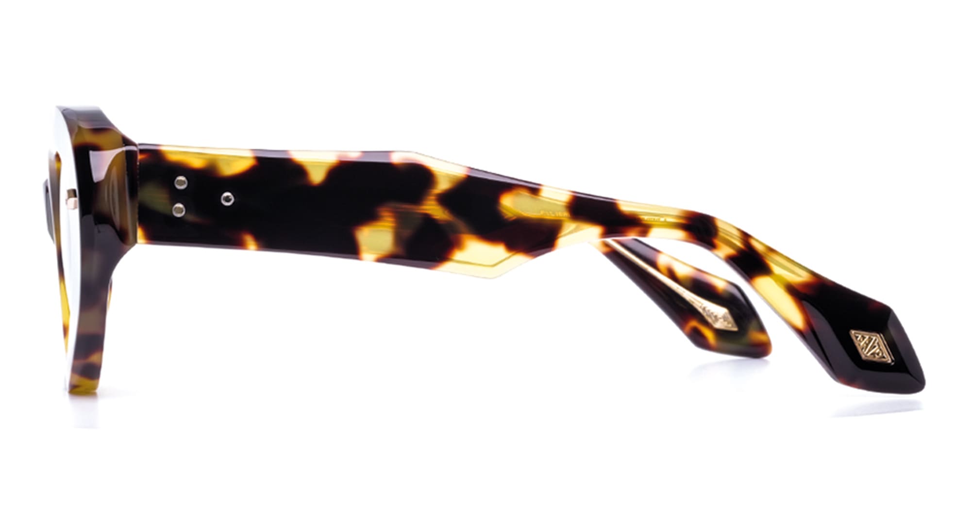 Ottica Mondello Roma - Daizo - A-BFR001-L1-VB01 - REI - leopard / vintage brown lens - Acetate - shape Butterfly - Havana - EYEWEAR - SUNGLASSES - Unisex,Uomo,Donna,Women,Men - lens Brown - Made In Japan
