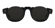 Ottica Mondello Roma - T HENRI - DCC - DIABLO - TRAVERSE - Acetate, titanium - shape Round - Black, gold - EYEWEAR - SUNGLASSES - Unisex,Uomo,Donna,Women,Men - lens Black - Made In Japan