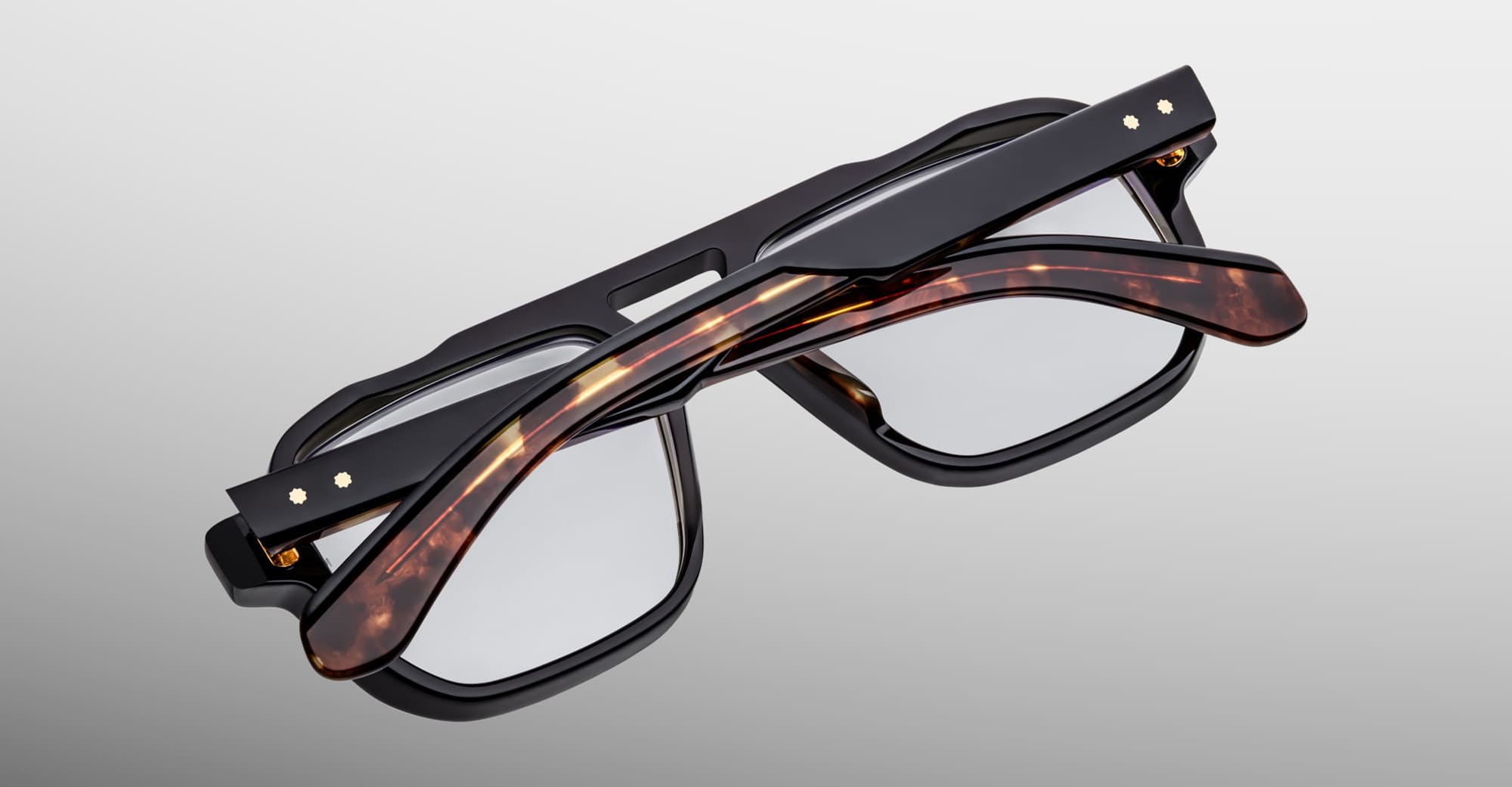 Ottica Mondello Roma - Jacques Marie Mage - JMMEVRX-15A - EVANS - NOIR 15 RX - Acetate - shape Navigator - Black - EYEWEAR - EYEGLASSES - Unisex,Uomo,Donna,Women,Men - lens Clear - Made In Japan