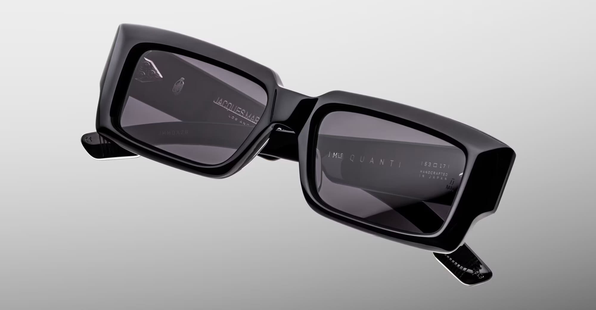 Ottica Mondello Roma - Jacques Marie Mage - JMMQA-26 - QUANT - SHADOW - Acetate - shape  - Black - EYEWEAR - SUNGLASSES - Unisex,Uomo,Donna,Women,Men - lens  - Made In Japan
