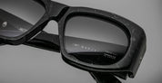 Ottica Mondello Roma - Jacques Marie Mage - JMMND-10S - NADJA - SLATE - Acetate - shape Oval - Black - EYEWEAR - SUNGLASSES - Donna,Women - lens Grey - Made In Japan