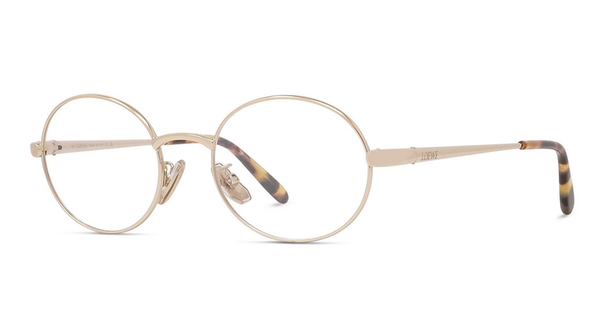  HAVANA RX - metal, acetate - shape Oval - Gold - EYEWEAR - EYEGLASSES - Donna,Women - lens Clear - Made In Italy