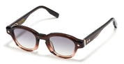 Ottica Mondello Roma - John Dalia - P10-C148 - PROJECT 10 - C148 Bicolore Brown / Rose Gold - Acetate - shape Panto - brown - EYEWEAR - SUNGLASSES - Unisex,Uomo,Donna,Women,Men - lens Gradient grey - Made In France