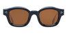 Ottica Mondello Roma - T HENRI - V2CW2 - V2 - TWILIGHT II - Acetate - shape  - navy blue - EYEWEAR - SUNGLASSES - Unisex,Uomo,Donna,Women,Men - lens bronze - Made In Japan