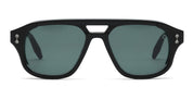 Ottica Mondello Roma - Akoni - AKS-517B-55 - PHOENIX - BLACK / BLACK MATTE - Acetate - shape  - Black - EYEWEAR - SUNGLASSES - Unisex,Uomo,Donna,Women,Men - lens  - Made In Japan
