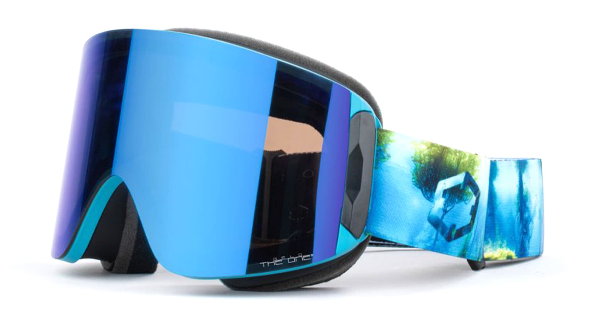  GELO LENS - nylon - shape Goggle - Black - EYEWEAR - GOGGLES - Uomo,Men - lens Blue - Made In Italy