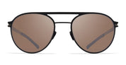 Ottica Mondello Roma - Mykita - 10066938 - BRADLEY - JET BLACK / MOLE GREY - stainless steel - shape  - shiny silver - EYEWEAR - SUNGLASSES - Unisex,Uomo,Donna,Women,Men - lens  - Made In Germany