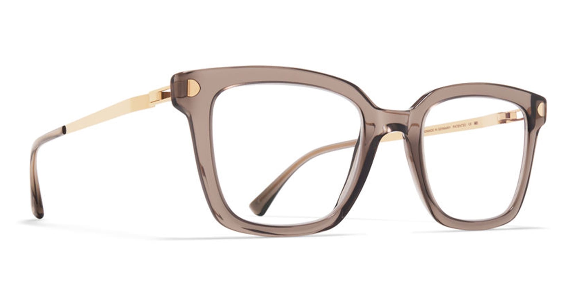 Ottica Mondello Roma - Mykita - 10089175 - NEALE C161 - Clear Ash / Champagne Gold RX - acetate, stainless steel - shape  - grey - EYEWEAR - EYEGLASSES - Donna,Women - lens  - Made In Germany