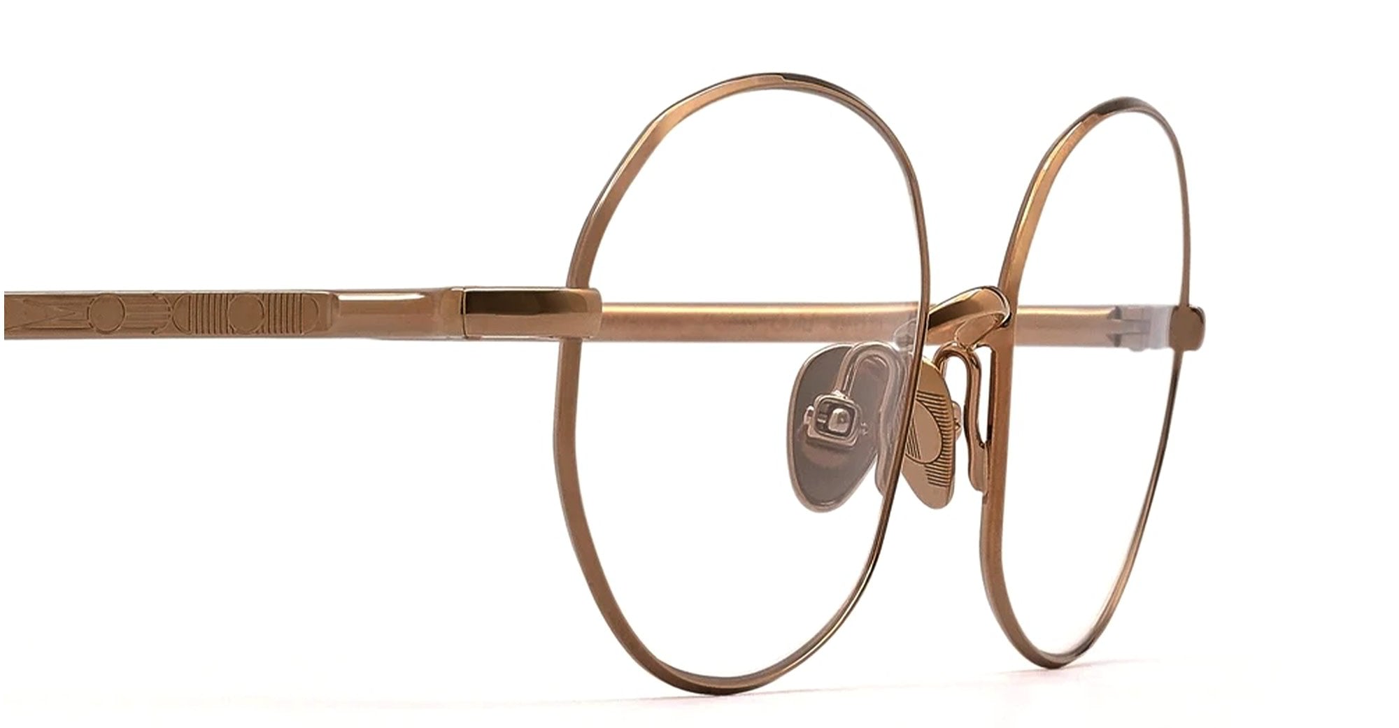 Ottica Mondello Roma - Ahlem - AHL.001237.OPT - Montsouris - Peony Gold RX - Metal - shape Oval - Gold - EYEWEAR - EYEGLASSES - Unisex,Uomo,Donna,Women,Men - lens Clear - Made In France