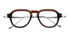 Ottica Mondello Roma - Jacques Marie Mage - JMMJKRX-13W - JENKINS - ZOLTAR RX - Acetate, titanium - shape Avitor - brown - EYEWEAR - EYEGLASSES - Uomo,Men - lens Clear - Made In Japan