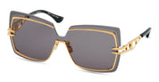 Ottica Mondello Roma - DITA - DTS440-A-01 - BROKYN -  YELLOW GOLD - Titanium - shape Butterfly - Gold - EYEWEAR - SUNGLASSES - Donna,Women - lens Grey - Made In Japan
