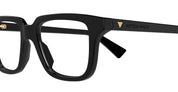 Ottica Mondello Roma - Bottega Veneta - BV1365O-005 - BV1365O-005 - BLACK RX - Metal - shape Squared - Black - EYEWEAR - EYEGLASSES - Unisex,Uomo,Donna,Women,Men - lens Clear - Made In Japan