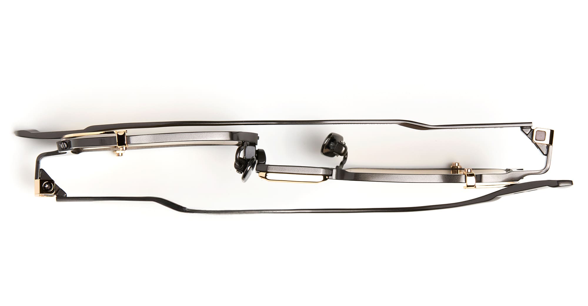 Ottica Mondello Roma - Movitra - TECTUM 02-C1 - TECTUM 02 - C1 Gunmetal / Light Gold Lens - Titanium - shape Rectangular - grey - EYEWEAR - SUNGLASSES - Uomo,Men - lens Gold - Made In Italy