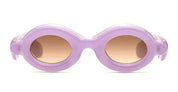 Ottica Mondello Roma - Paloceras - pebble-lilac-dream-rx - PEBBLE - LILAC DREAM RX - Acetate - shape Oval - violet - EYEWEAR - SUNGLASSES - Unisex,Uomo,Donna,Women,Men - lens Brown - Made In China