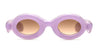 Ottica Mondello Roma - Paloceras - pebble-lilac-dream-rx - PEBBLE - LILAC DREAM RX - Acetate - shape Oval - violet - EYEWEAR - SUNGLASSES - Unisex,Uomo,Donna,Women,Men - lens Brown - Made In China