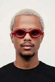Ottica Mondello Roma - Paloceras - VR-RX - PEBBLE - Velvet Rouge RX - Acetate - shape Oval - red - EYEWEAR - SUNGLASSES - Unisex,Uomo,Donna,Women,Men - lens Gradient pink - Made In China