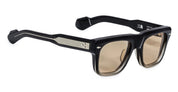 Ottica Mondello Roma - Jacques Marie Mage - JMMMI-3R - MISHIMA - BLACK FADE - Acetate - shape Rectangular - Black - EYEWEAR - SUNGLASSES - Unisex,Uomo,Donna,Women,Men - lens yellow - Made In Japan
