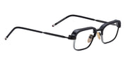 Ottica Mondello Roma - Jacques Marie Mage - JMMCMRX-19J - COMANCHE - CORBEAU RX - Titanium - shape Rectangular - Black - EYEWEAR - EYEGLASSES - Unisex,Uomo,Donna,Women,Men - lens Grey - Made In Japan