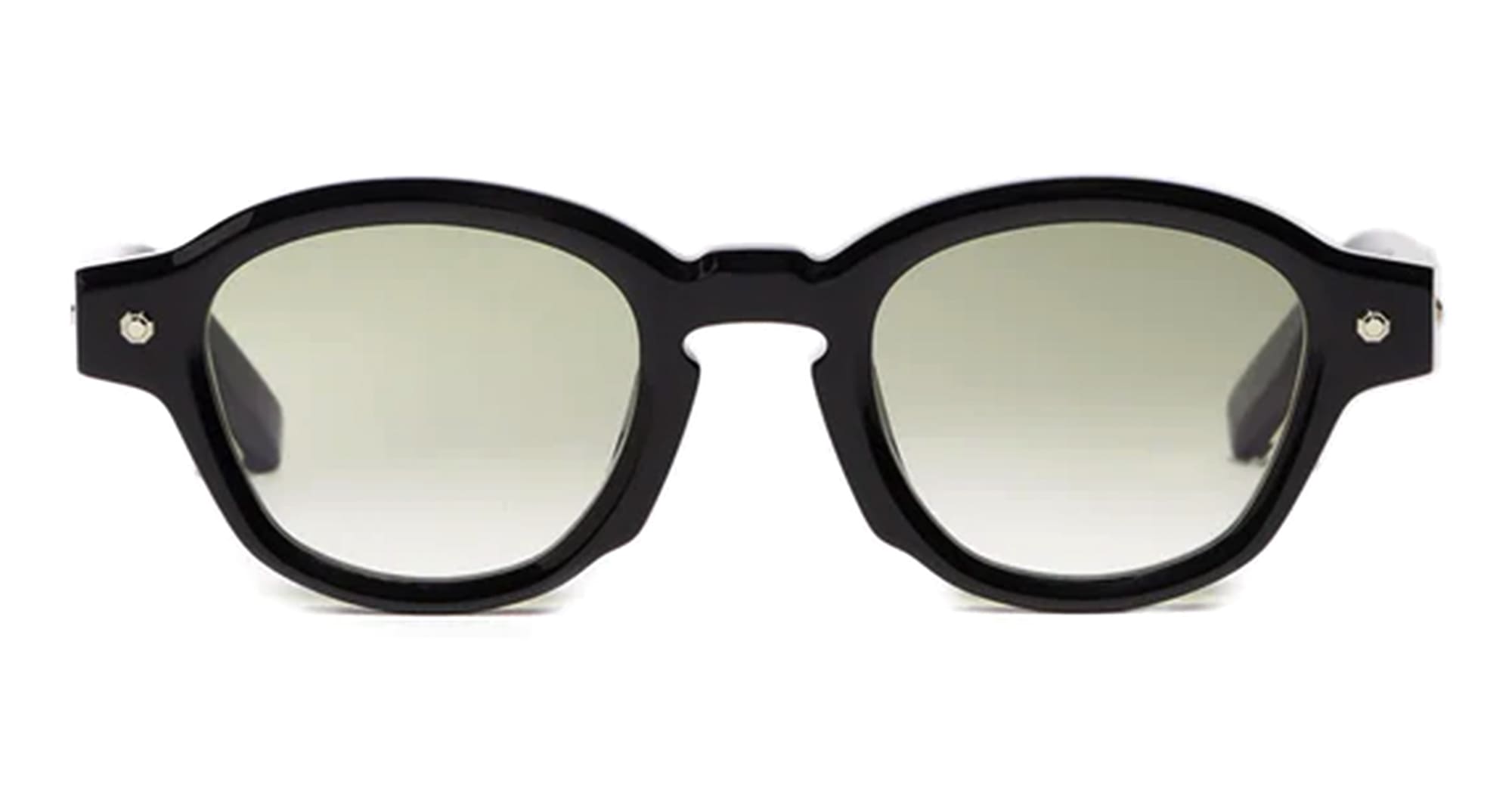 Ottica Mondello Roma - John Dalia - P10-C606 - PROJECT 10 - C606 Shiny Black - Silver Plated - Acetate - shape  - black, silver - EYEWEAR - SUNGLASSES - Unisex,Uomo,Donna,Women,Men - lens  - Made In France