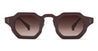 Ottica Mondello Roma - T HENRI - BAX010 - BIRDCAGE - OXBLOOD - Acetate - shape Octagonal - burgundy - EYEWEAR - SUNGLASSES - Uomo,Men - lens burgundy - Made In Japan