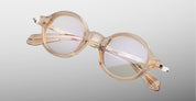 Ottica Mondello Roma - Jacques Marie Mage - JMMOGRX-76 - HARTIGAN - SAND RX - Acetate - shape Round - beige - EYEWEAR - EYEGLASSES - Unisex,Uomo,Donna,Women,Men - lens Clear - Made In Japan