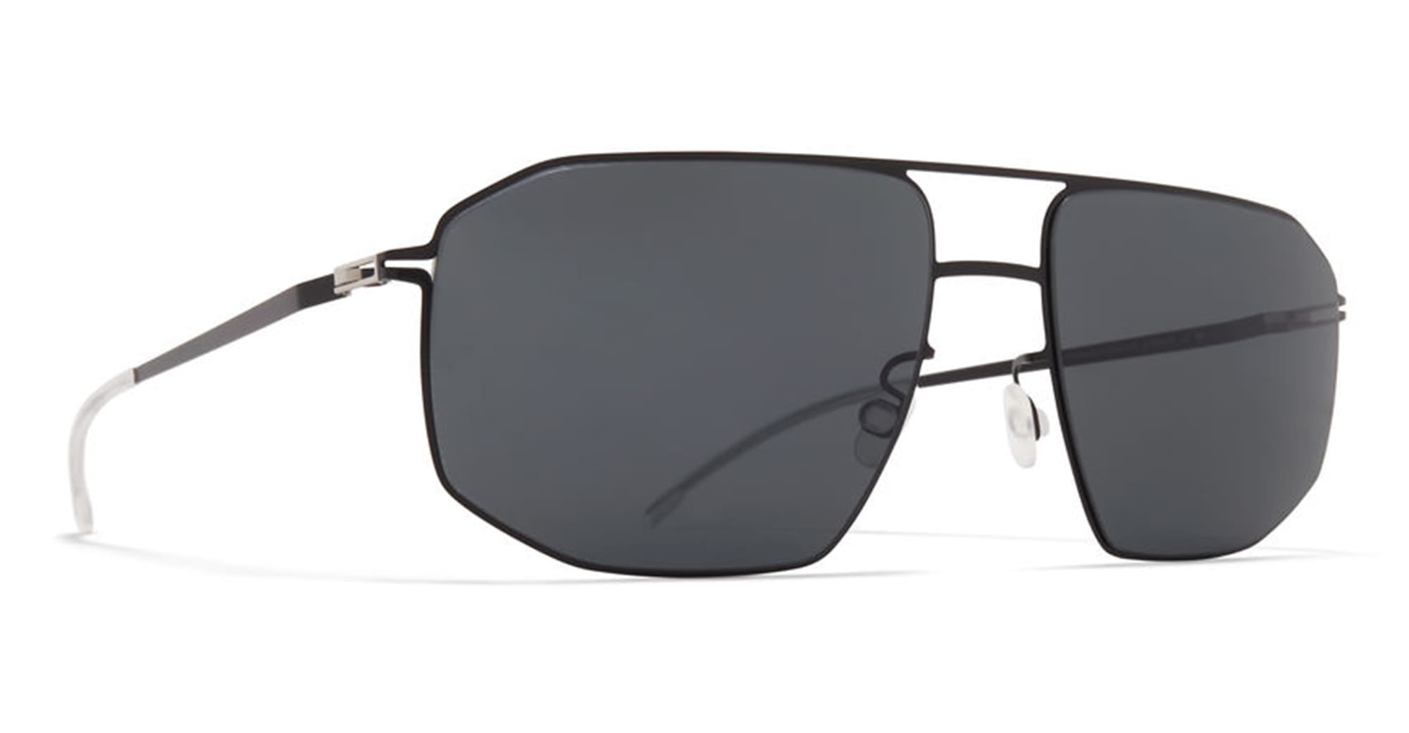 Ottica Mondello Roma - Mykita - 10088911 - SANTERI - JET BLACK - stainless steel - shape  - Black - EYEWEAR - SUNGLASSES - Unisex,Uomo,Donna,Women,Men - lens  - Made In Germany