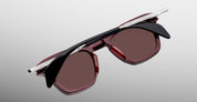 Ottica Mondello Roma - Jacques Marie Mage - JMMKEN-R7 - KENNEDY - BORDEAUX EMPIRE - Acetate, titanium - shape Panto - burgundy - EYEWEAR - SUNGLASSES - Unisex,Uomo,Donna,Women,Men - lens Brown - Made In Japan