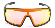 Ottica Mondello Roma - Out Of - XS145588M - Bot 3 - Black / White / IRID red Medium - Acetate - shape Mask - black, white - EYEWEAR - SUNGLASSES - Unisex,Uomo,Donna,Women,Men - lens red - Made In Italy
