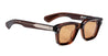 Ottica Mondello Roma - Jacques Marie Mage - JMMGU-1D - SONATA - HICKORY - Acetate - shape Squared - brown - EYEWEAR - SUNGLASSES - Unisex,Uomo,Donna,Women,Men - lens amber - Made In Japan